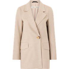 InWear Women Blazers InWear Wai Blazer Long with Regular Fit, Mocha Grey Melange