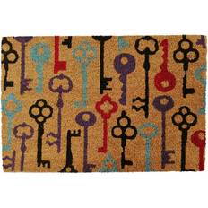 Monochrome Entrance Mats Nicola Spring Halloween Coir Door Natural cm