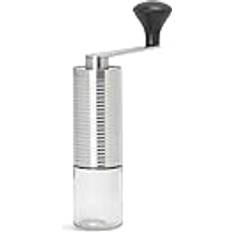 mill·one Compact Coffee Grinder, Silver Polished