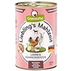 Granatapet Dog Lieblings Mahlzeit Lamb & Chicken Hearts 6 x 400 g