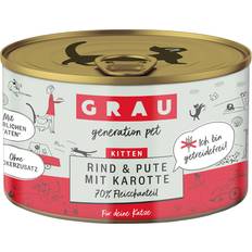 Kitten Free 6 Nötkött, kalkon & morötter