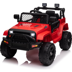 Remote control car Costway 12V Kids Electric Ride On Car with Remote Control-Red