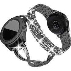 Smartwatch Strap Jewelry Bling Replacement Strap for Galaxy Watch 6/5/4/Active 2 2-Pack