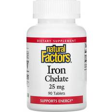 Natural Factors Iron Chelate 25 Mg 90 st