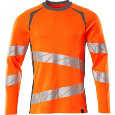 Mascot Safe Långärmad T-shirt - Varsel Orange/Mörk Petroleum