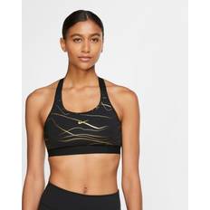 Intimo Nike Swoosh Icon Clash Bra - Black/Gold