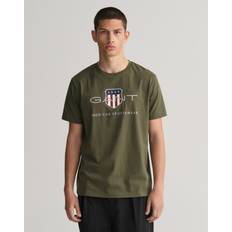 Gant Green T-shirts Gant Archive Shield Cotton-Jersey T-Shirt Green