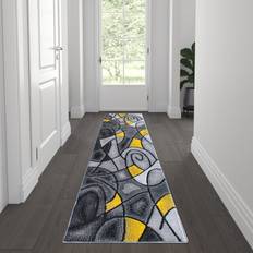 Carpets & Rugs Flash Furniture Jubilee Collection Contemporary Runner Yellow 24x"