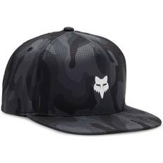 Fox Accessories Fox Head Camo Tech Snapback Cap, Black Camo