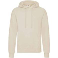 Fruit of the Loom Truien Fruit of the Loom Klassiek Sweatshirt Met Capuchon - Naturel