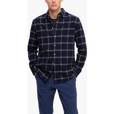 Recycled Materials Shirts Selected Flannel Overshirt