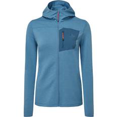 Mountain Equipment Women Jackets Mountain Equipment Womens Lumiko Hooded Jacket: Stellar/Majolica: