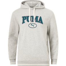 Puma Unisex Gensere Puma Hettegenser Squad Hoodie FL Grå