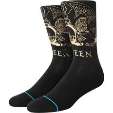 Gold Socks Stance Queen Crew Socks, Black