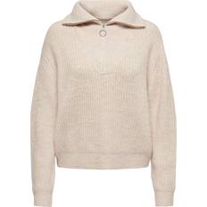 Only Baker Knitted Pullover - White/Cloud Dancer