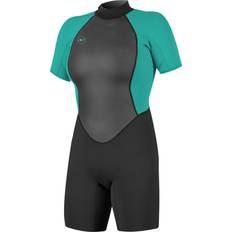 O'Neill Dam Våtdräkter O'Neill 2023 Womens Reactor II 2mm Back Zip Shorty Wetsuit Blac