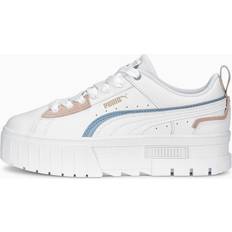 Puma Mayze UT Sneakers Damen Schuhe, Weiß/Rosa, Größe: 35.5, Schuhe