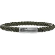 Scrouples Armbånd Scrouples Force Læder Herrearmbånd med Stål Lås