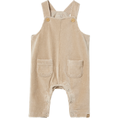 18-24M Jumpsuits Name It Oxford Tan Velour Overalls-68