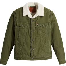 Levi's Vêtements d'extérieur Levi's Type III Sherpa Trucker Jacket Green