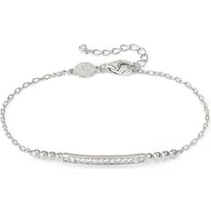 Nomination Rhodium Plated Bracelets Nomination Silver Crystal Lovecloud Bracelet 19cm