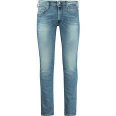 Hombre Pantalones vaqueros Replay Anbass Powerstretch 009 Male Azul