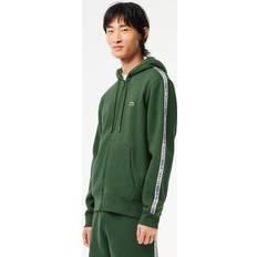 Lacoste Zip-Up Hoodie in Cotton Mix Green