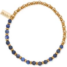ChloBo Story of the Moon Sodalite Bracelet - Gold/Blue