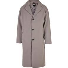 Urban Classics Herren Long Coat Mantel, wolfgrey