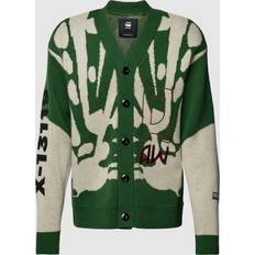 Grønne - Herre Cardigans G-Star Holiday Loose Knitted Cardigan Green Men