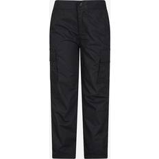 Mountain warehouse Childrens/Kids Lightweight Cargo Trousers Black