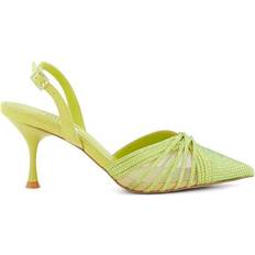 Green Sandals Dune London 'Cloudia' Strappy Heels Lime