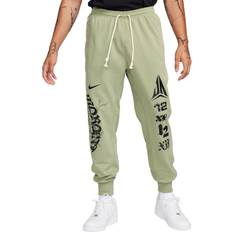 Basketball Clothing Nike Men's Ja Standard Issue Dri-FIT Jogger Basketball Pants - Oil Green/Black