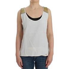 Costume National White sleeveless top