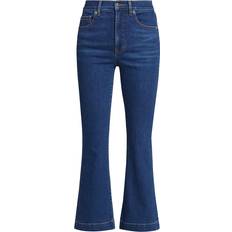Veronica Beard Carson Ankle Flare Jeans - Bright Blue