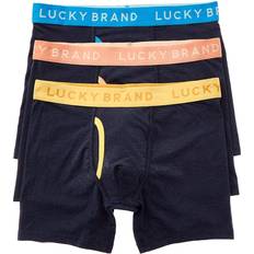 Boxers - Orange Men's Underwear Lucky Brand 3pk Stretch Boxer Brief