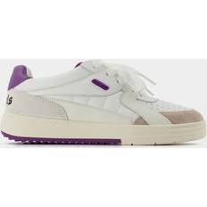 Palm Angels University Sneakers White/Purple Leather purple