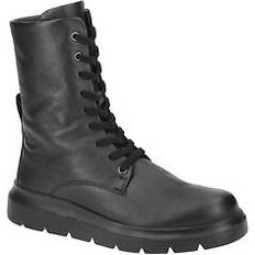 Poliuretano Botas ecco Nouvelle Leather Lace-Up - Black