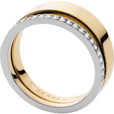 Skagen Ringe Skagen Ring Kariana 2 cm Gold Stainless Steel Ring