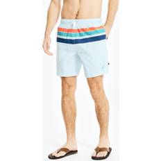 Stripes Swimming Trunks Nautica Mens 8" Sustainably Crafted Striped Swim