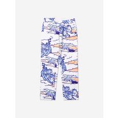 Kenzo Kids all-over graphic-print leggings kids Elastane/Cotton yrs White