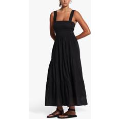 Ropa Seafolly Maxivestido Beach House En Color Negro - Black