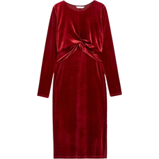 Maternity & Nursing H&M Mama Velour Nursing Dress Dark Red