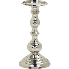 Candlesticks Beliani Metal Silver BUSAT Candlestick