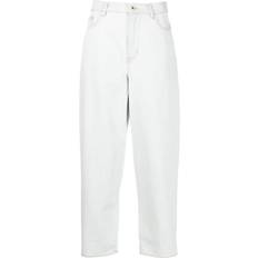 Kenzo Jeans Kenzo logo-embroidered straight-leg jeans women Cotton Blue