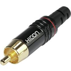 Hicon RCA plug HI-CM06-RED, RCA