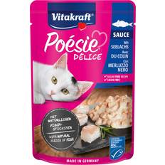 Vitakraft Gato Mascotas Vitakraft Poésie Délice & Seelachs 23x85g