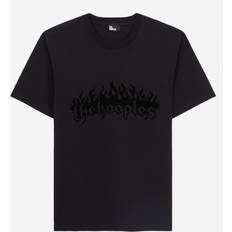 Velvet Tops The Kooples Short Sleeve Crewneck Graphic Black