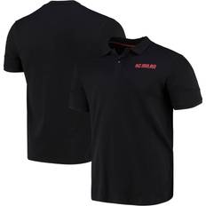 Oberteile AC Milan Rubber Wordmark Poloshirt Schwarz Herren