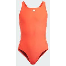 Adidas Mädchen Badeanzüge Adidas Cut 3-Stripes Swimsuit - Bright Red/White (IQ3971)